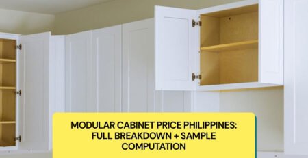 Modular Cabinet Price Philippines: Full Breakdown + Sample Computation