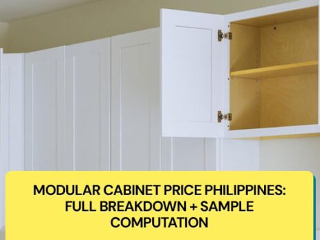 Modular Cabinet Price Philippines: Full Breakdown + Sample Computation
